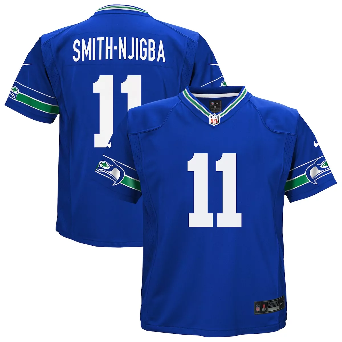 preschool seattle seahawks jaxon smith njigba royal alternate player game jersey