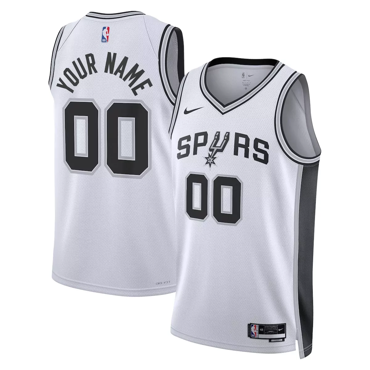 san antonio spurs association jersey custom unisex