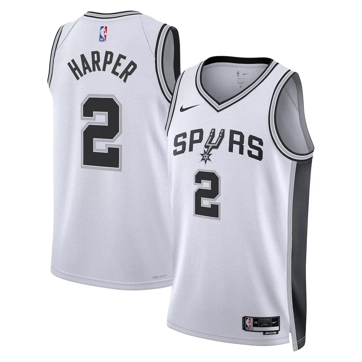 san antonio spurs jordan statement edition jersey black devin vassell unisex