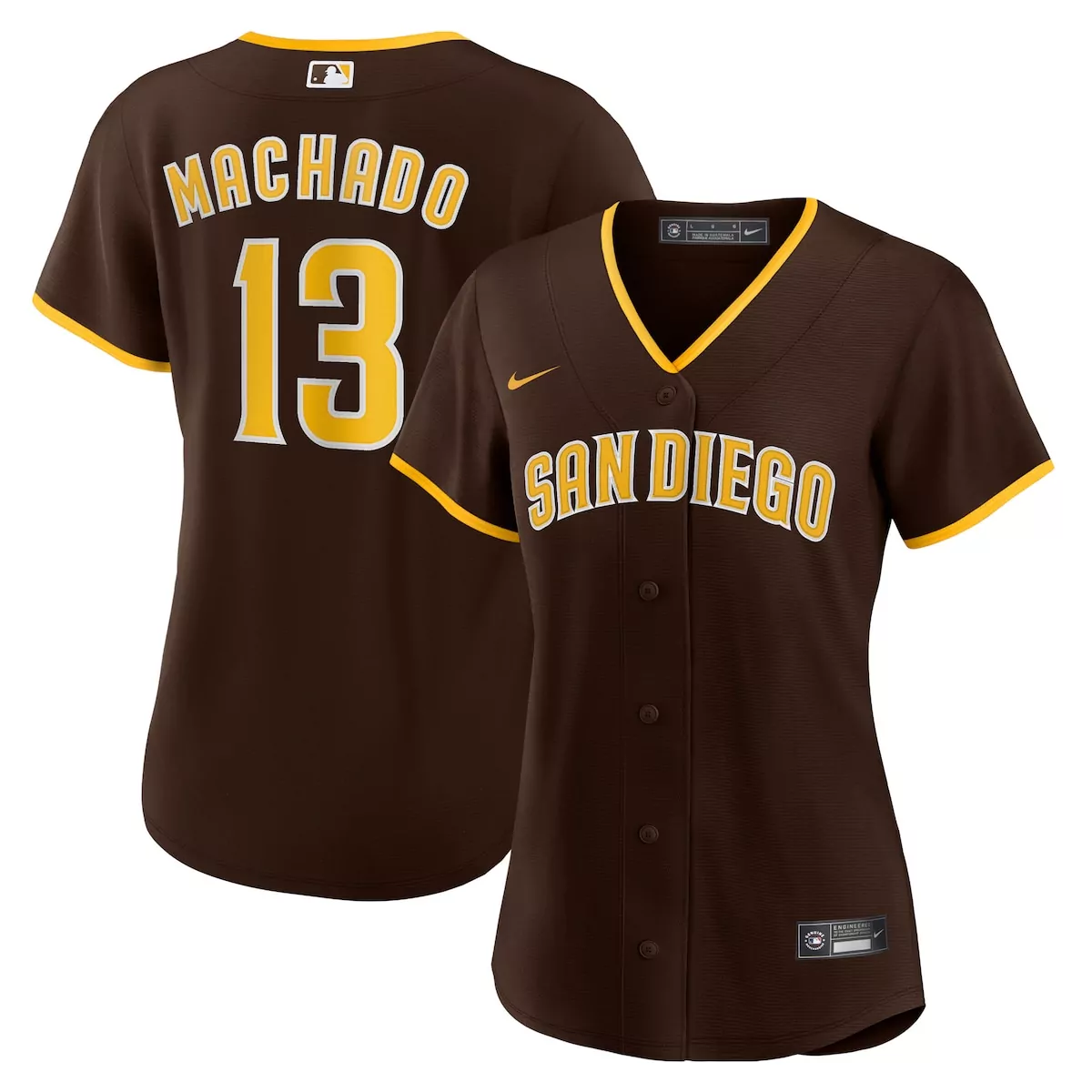 san diego padres manny machado brown road player jersey