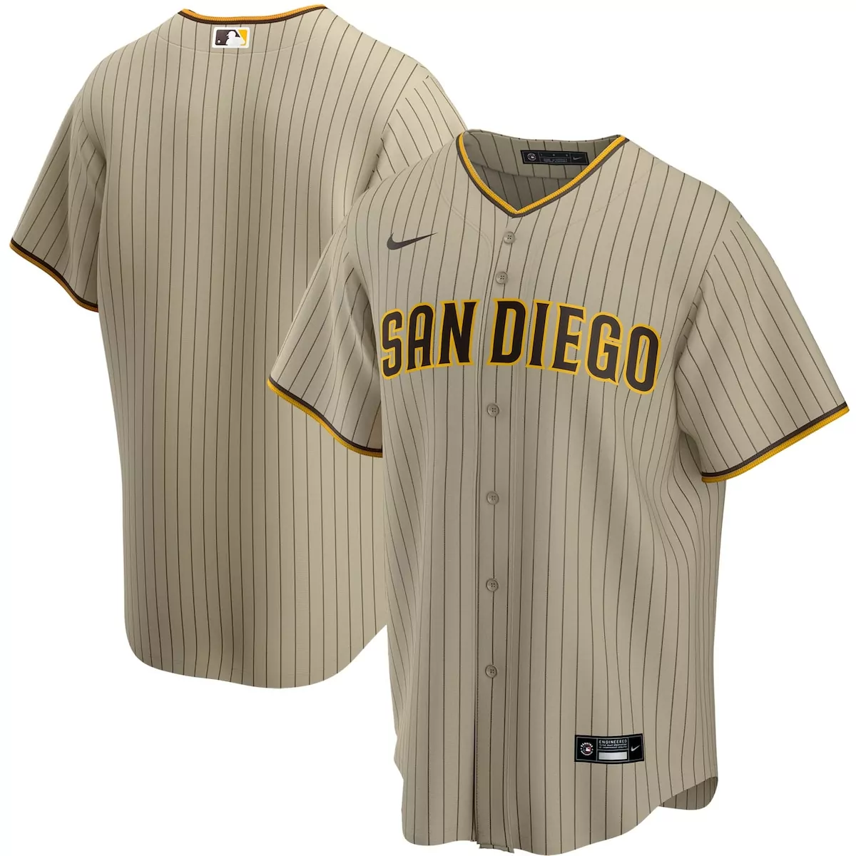 san diego padres tan alternate team jersey