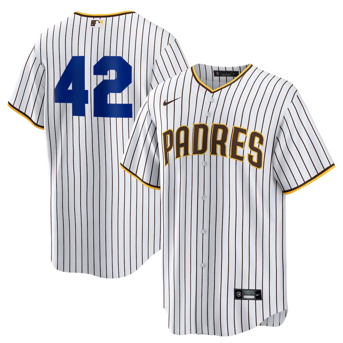 san diego padres white home 2025 jackie robinson day jersey