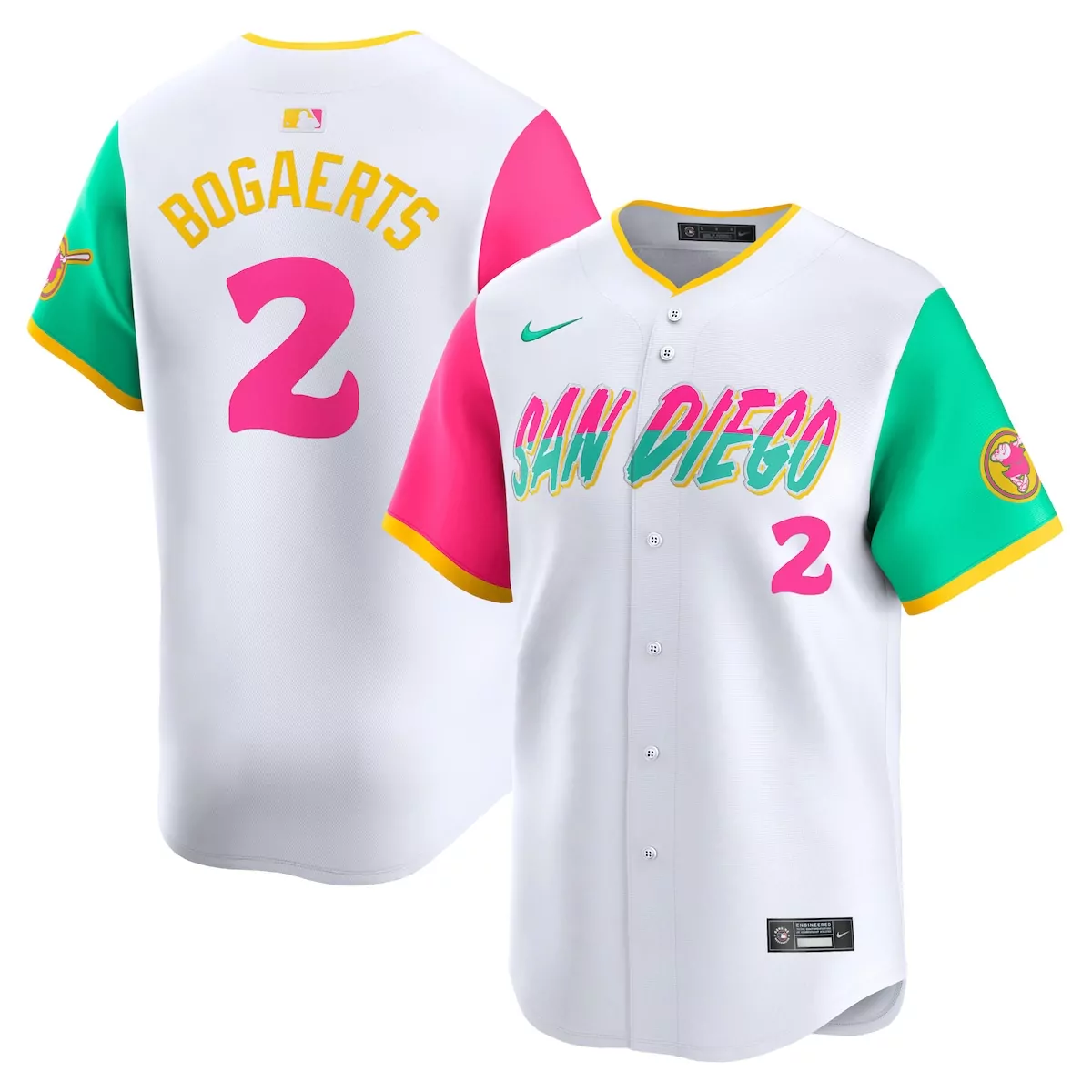 san diego padres xander bogaerts white city connect limited player jersey hkw