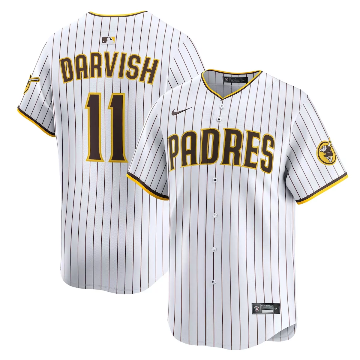 san diego padres yu darvish white home limited player jersey nkf