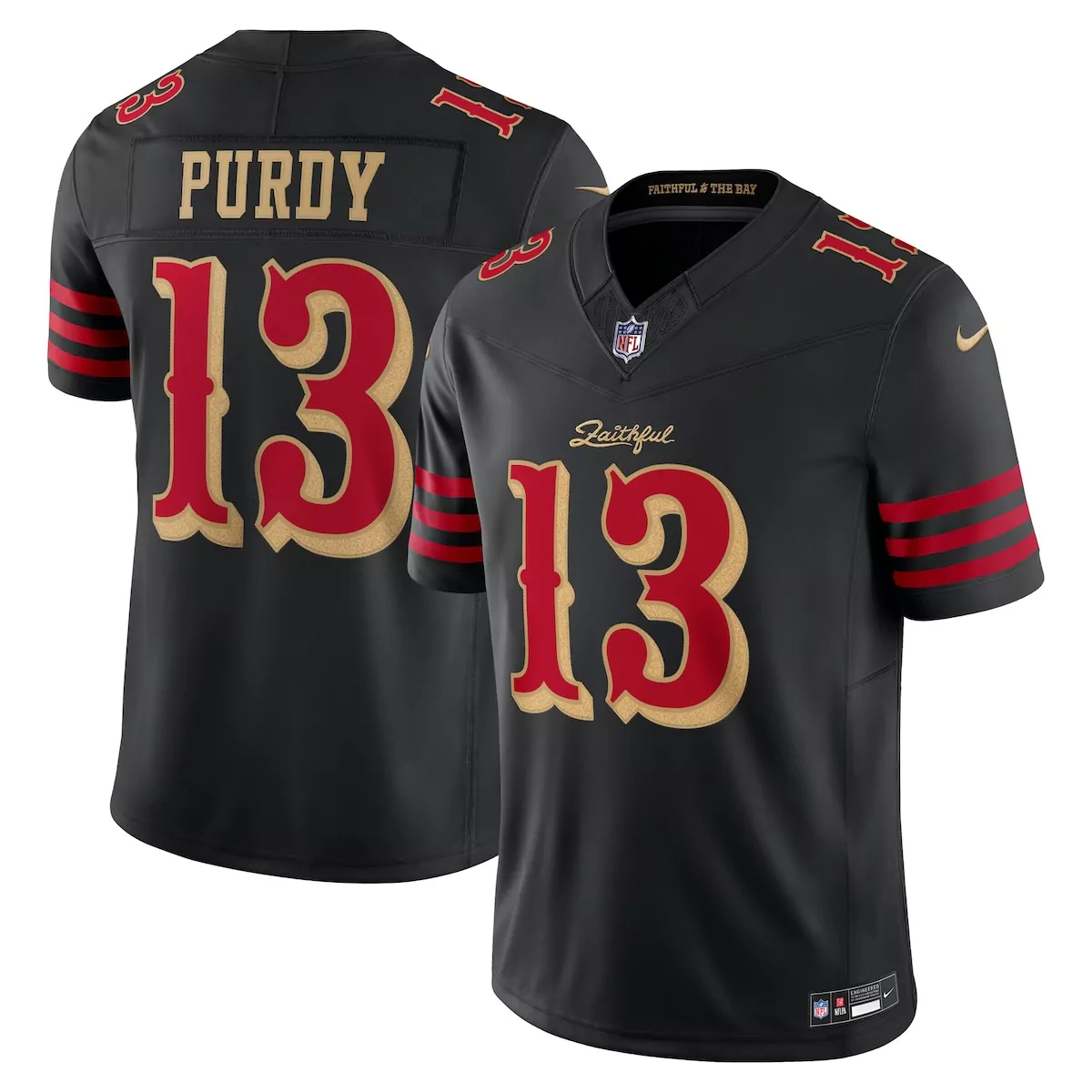 preschool san francisco 49ers brock purdy scarlet player game jersey