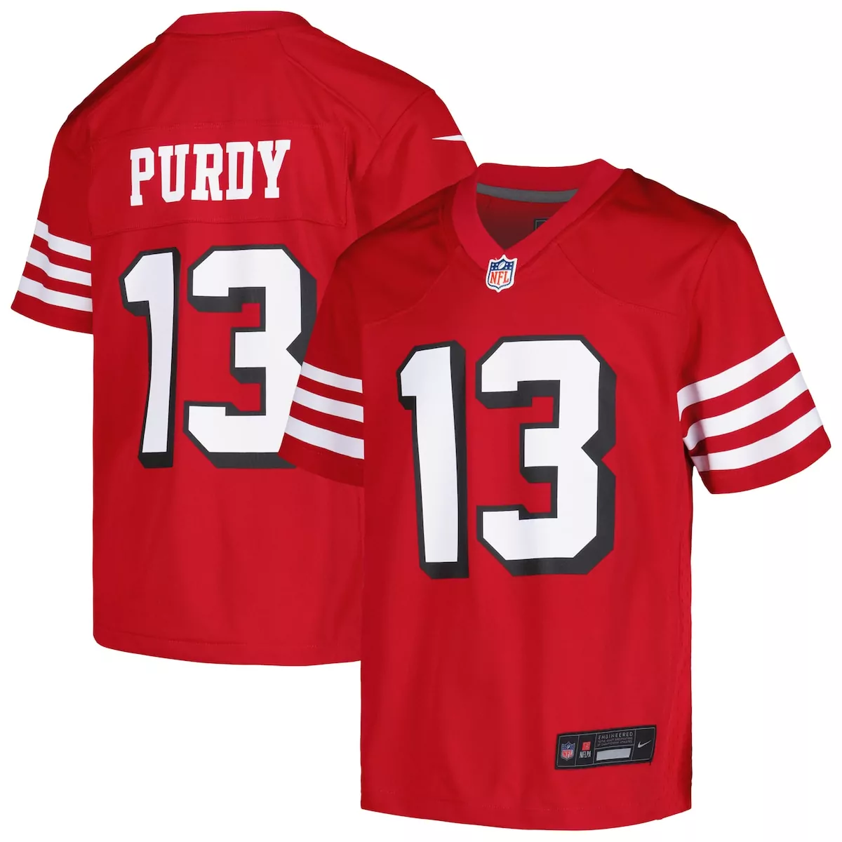 san francisco 49ers brock purdy olive 2025 salute to service game jersey 3i0