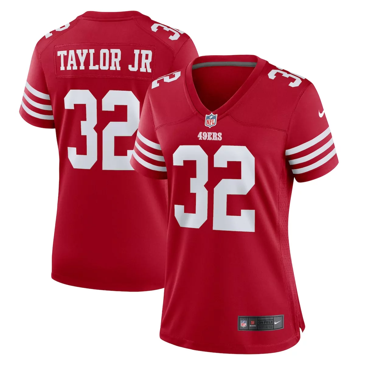 san francisco 49ers patrick taylor jr scarlet team game jersey
