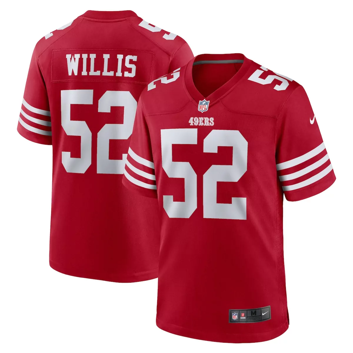 san francisco 49ers patrick taylor jr scarlet team game jersey