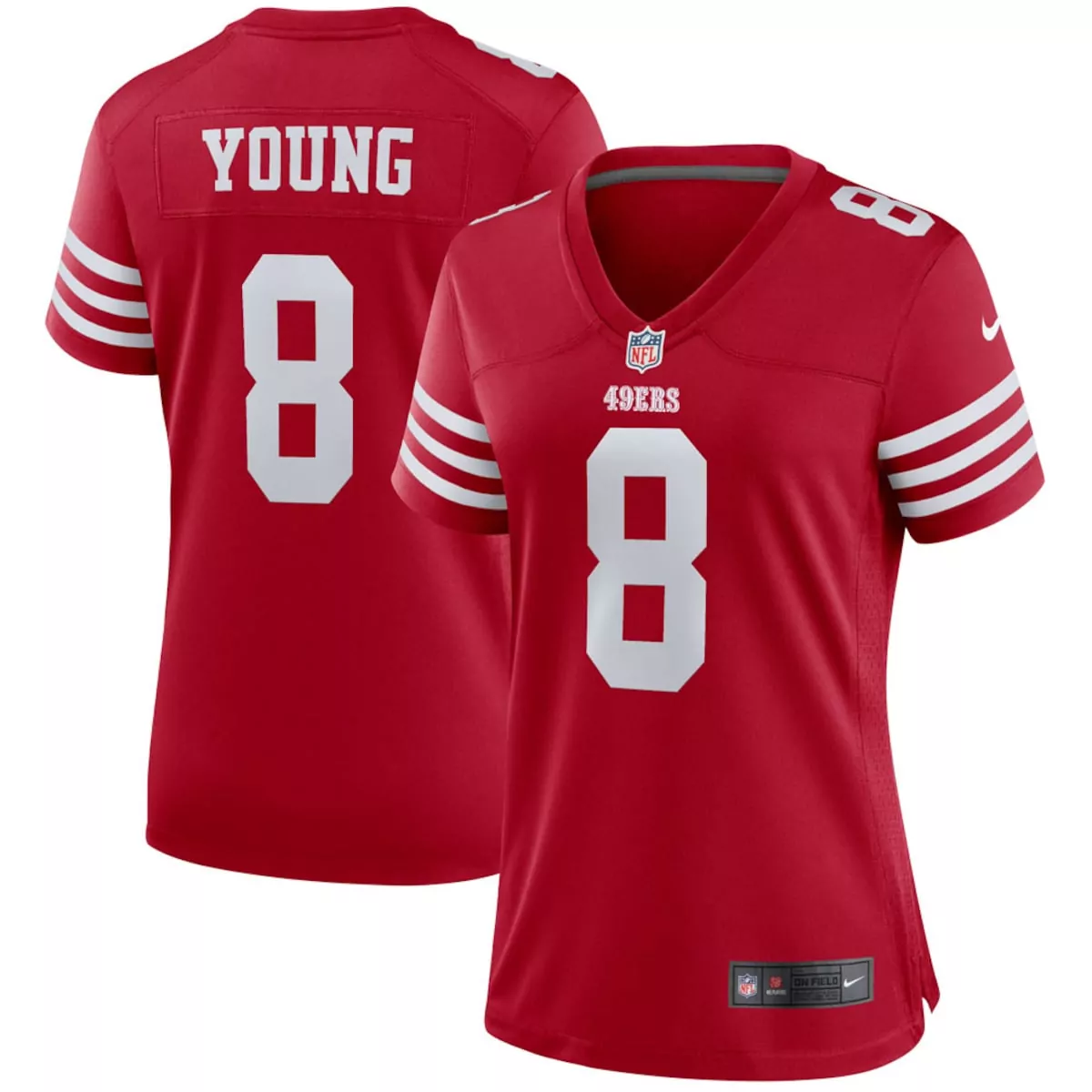 san francisco 49ers steve young scarlet legacy jersey ifl