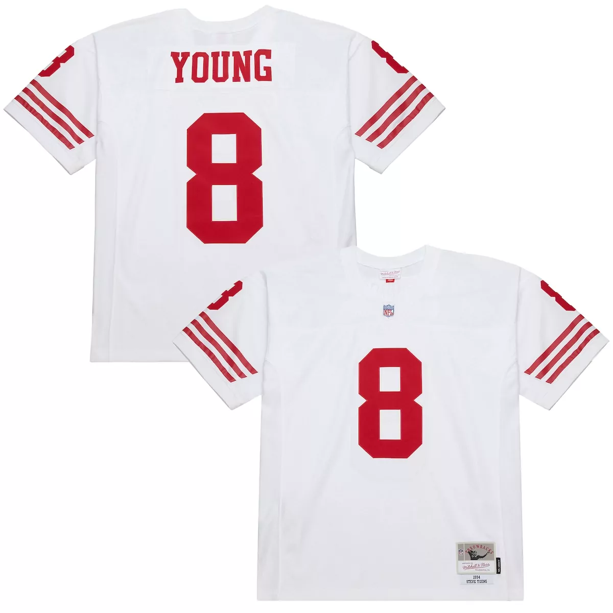 san francisco 49ers steve young scarlet legacy jersey ifl