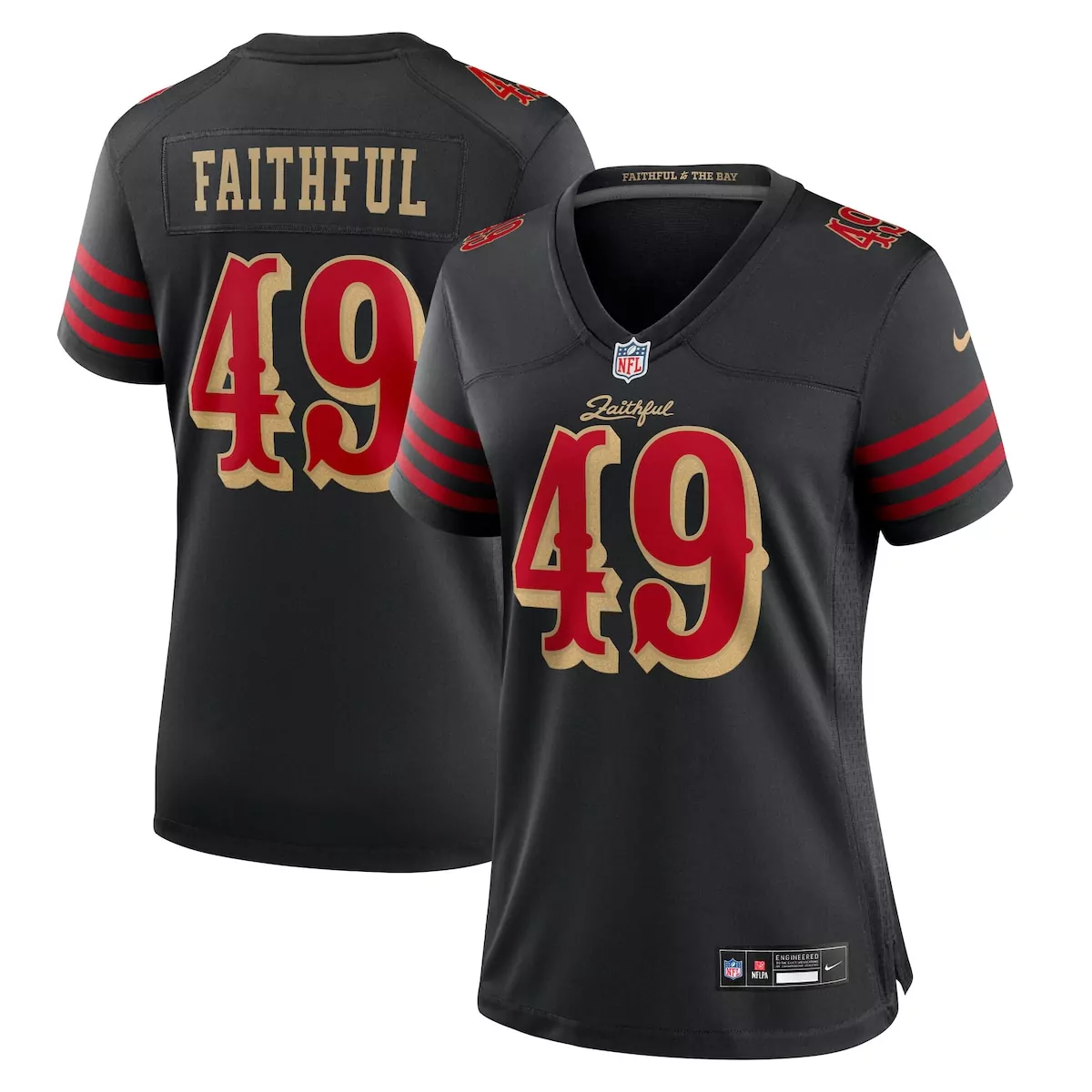 san francisco 49ers the faithful black 2025 rivalries collection game jersey vi5