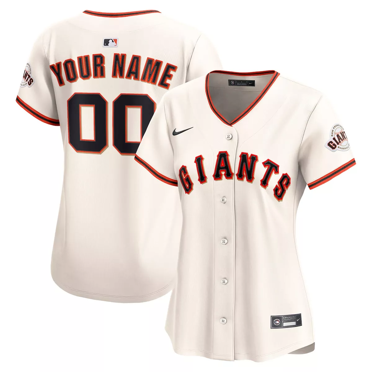 san francisco giants cream home limited custom jersey h7s