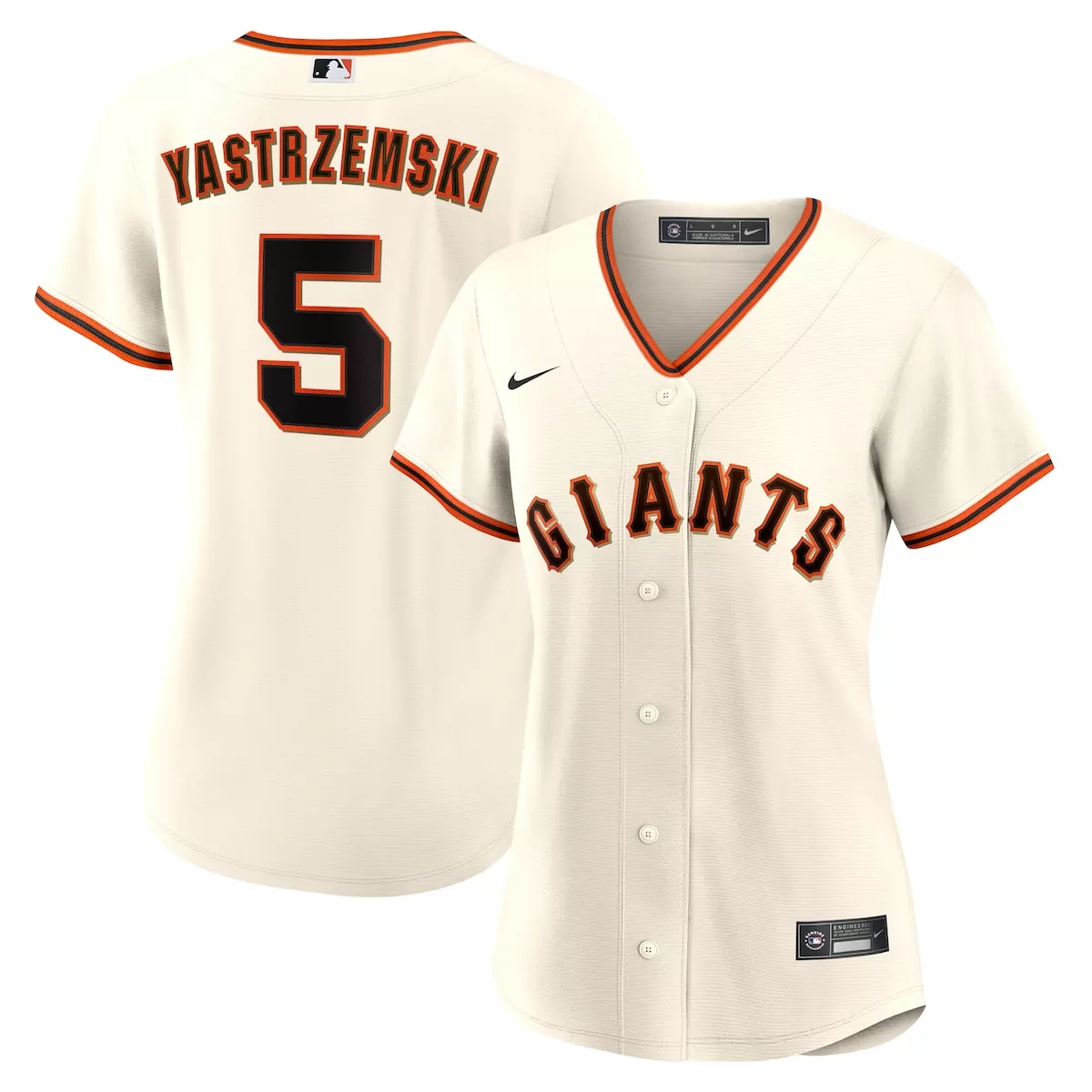 san francisco giants mike yastrzemski cream home player jersey