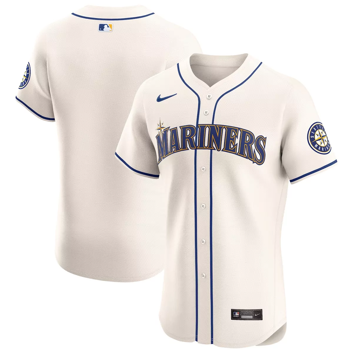 seattle mariners cal raleigh white home jersey