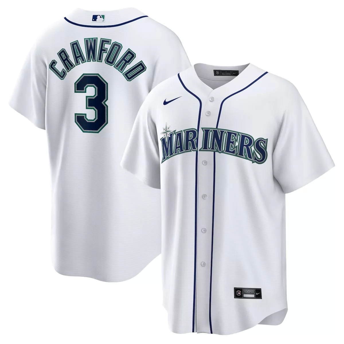 seattle mariners jp crawford white home jersey