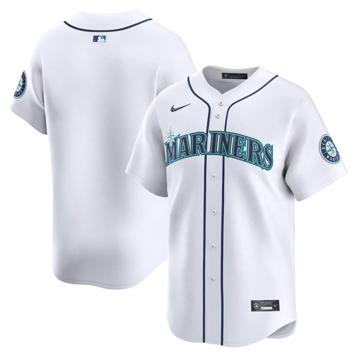 seattle mariners white home limited jersey luo