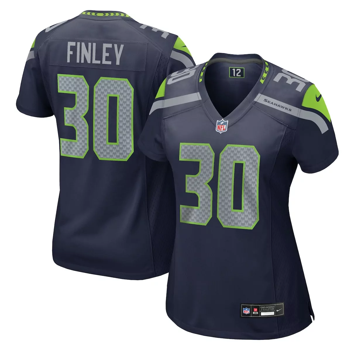 seattle seahawks aj finley college navy team game jersey czm