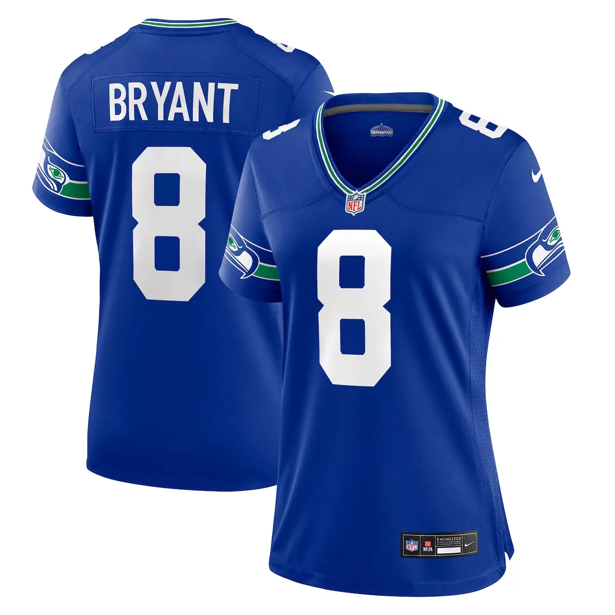 seattle seahawks coby bryant royal throwback player game jersey 4b5