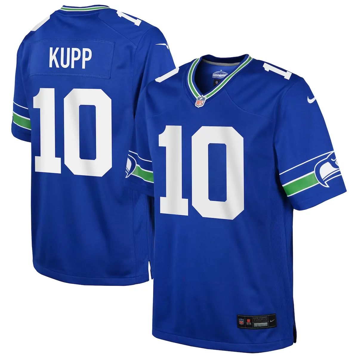 seattle seahawks cooper kupp royal game jersey