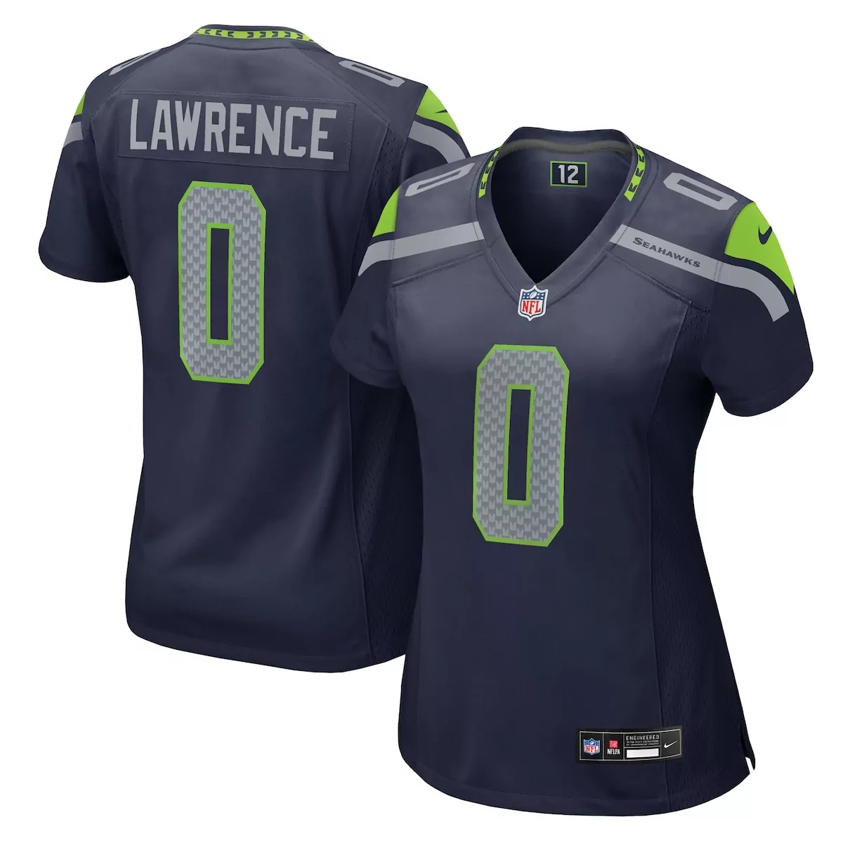 seattle seahawks demarcus lawrence college navy team game jersey zq4