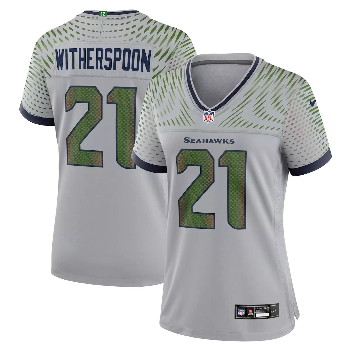 seattle seahawks devon witherspoon royal throwback player game jersey