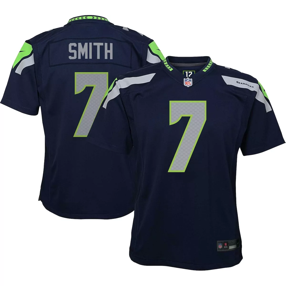 seattle seahawks geno smith navy game jersey