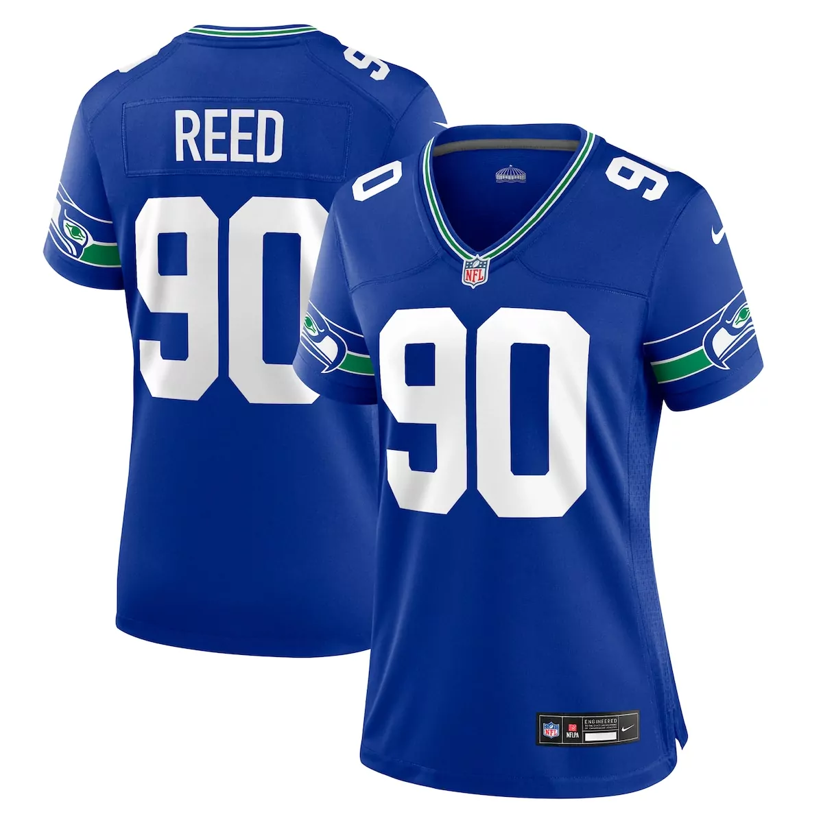 seattle seahawks geno smith royal throwback player game jersey hu1