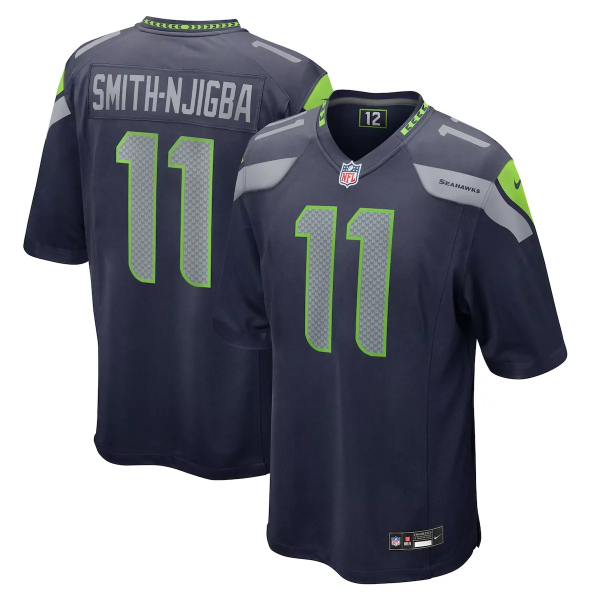 seattle seahawks jaxon smith njigba college navy game jersey hqz