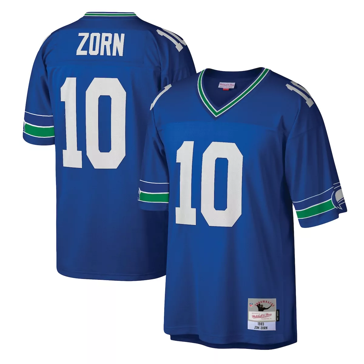 seattle seahawks jim zorn royal legacy jersey
