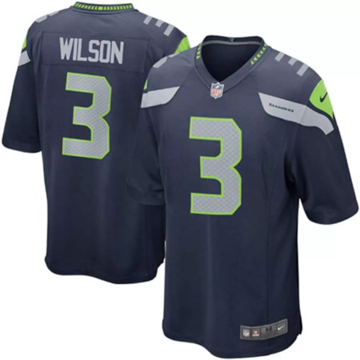 seattle seahawks russell wilson college navy player jersey 4j2