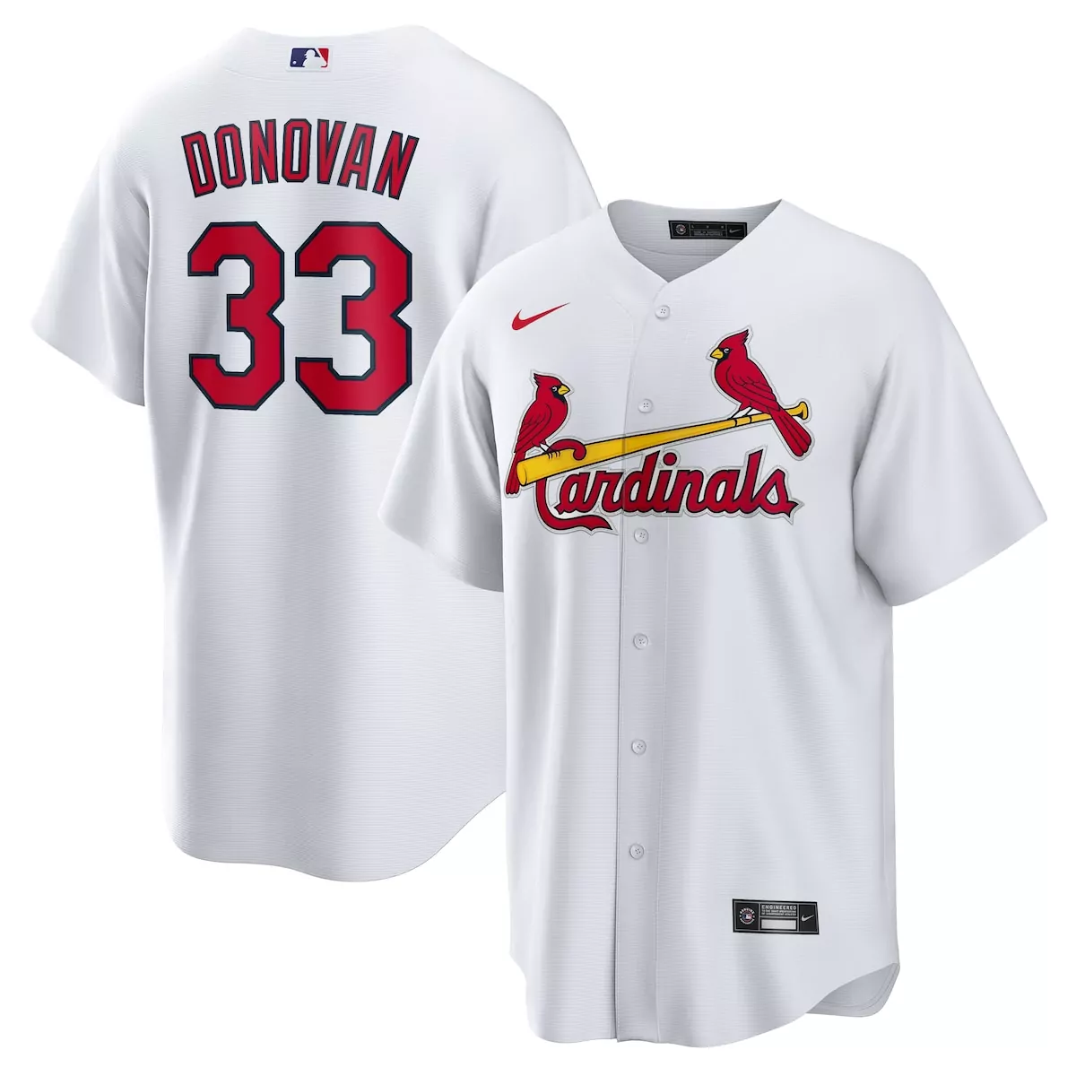 st louis cardinals brendan donovan white home jersey e15