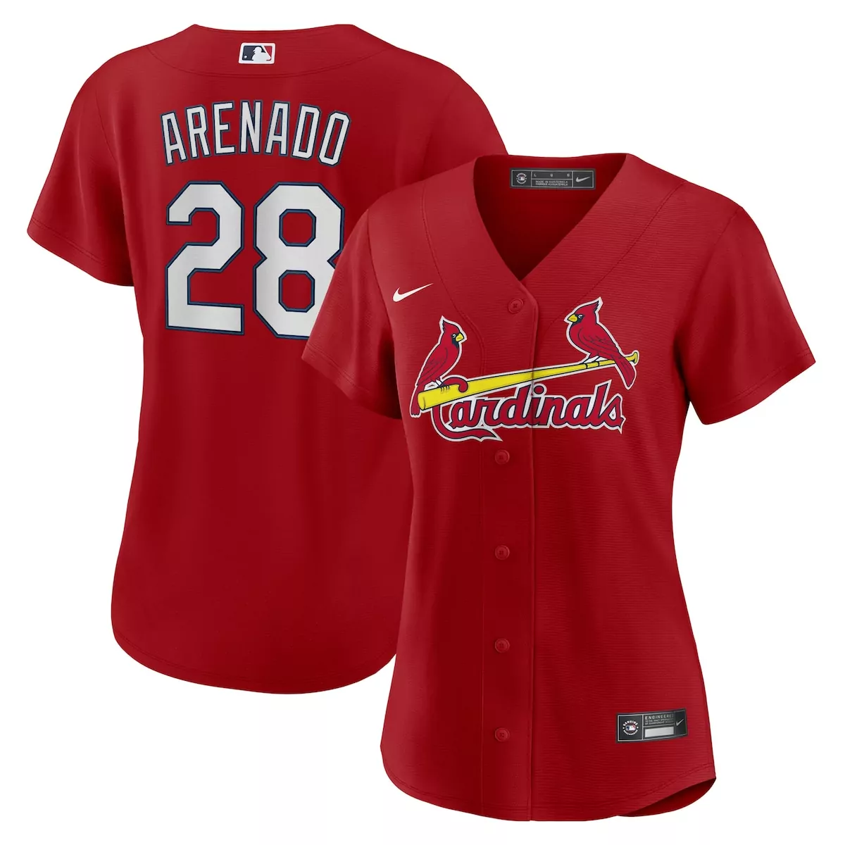 st louis cardinals nolan arenado red 2024 city connect limited player jersey vda