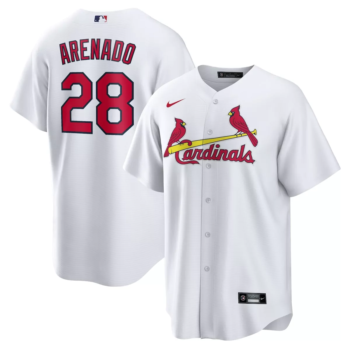 st louis cardinals nolan arenado white home limited player jersey 30s