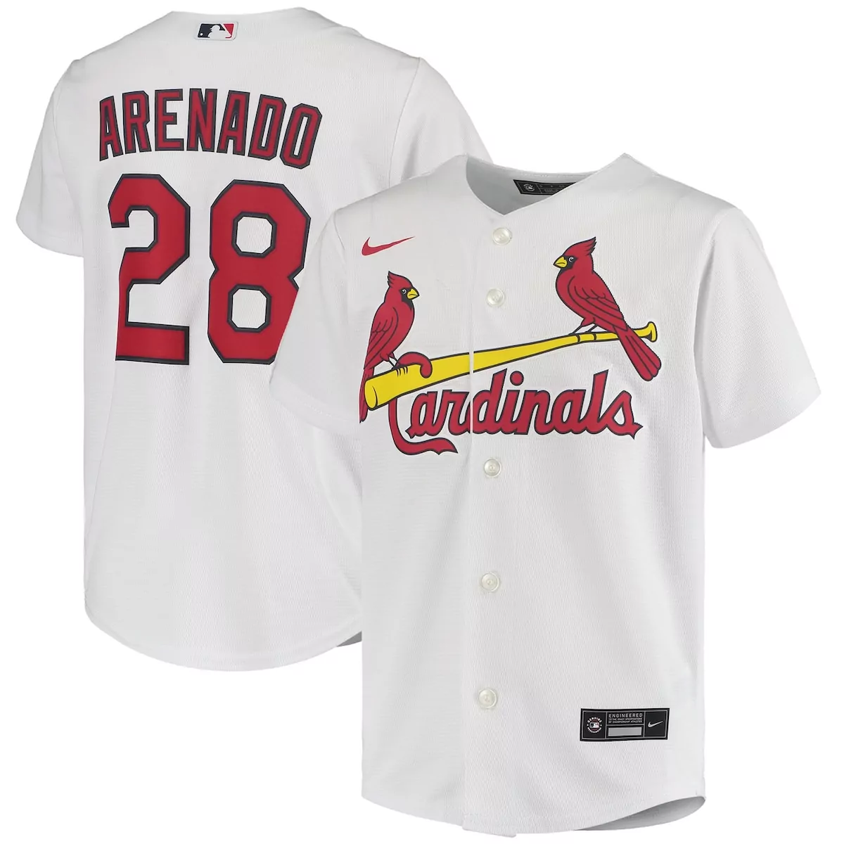 st louis cardinals nolan arenado white home limited player jersey 30s