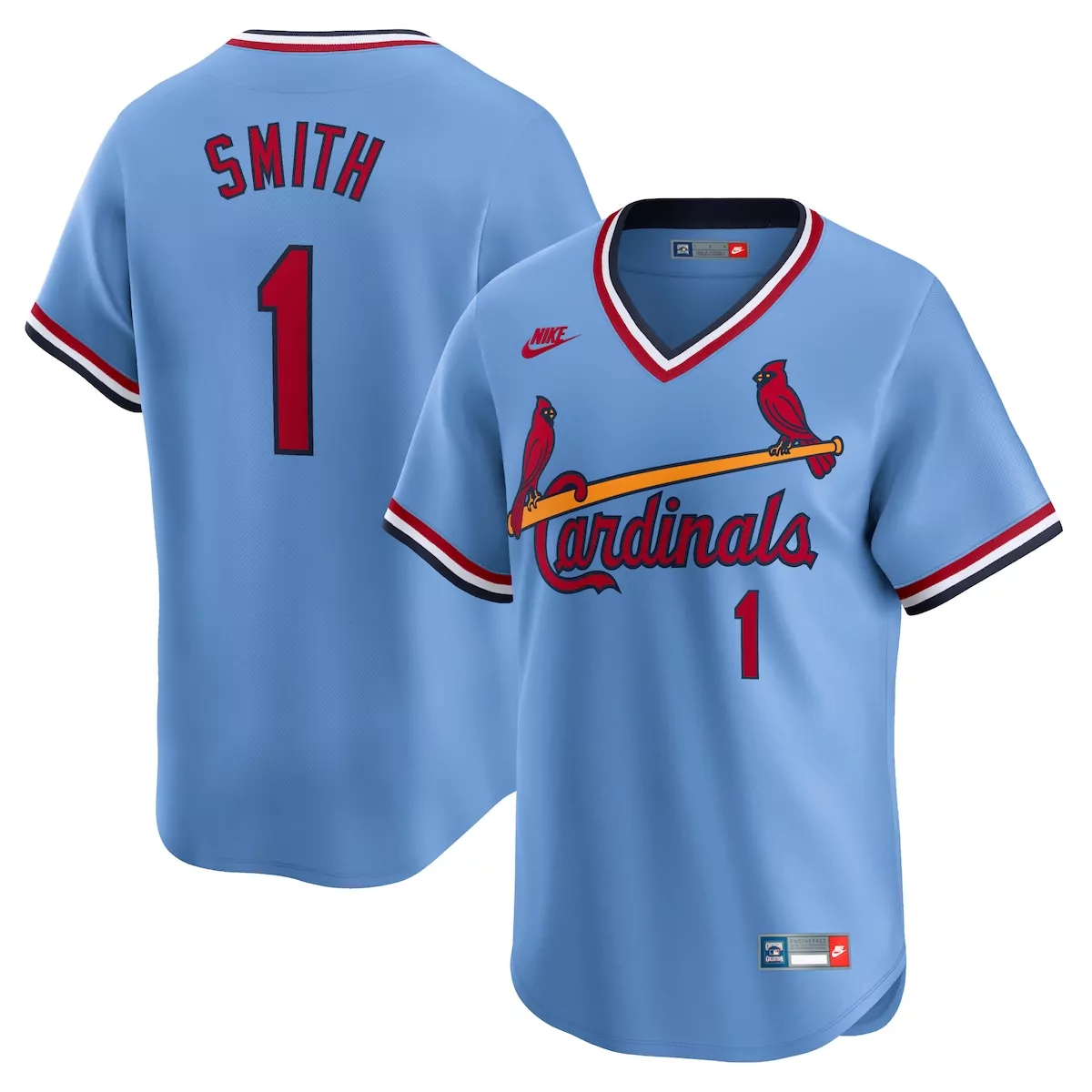 st louis cardinals ozzie smith navy 1994 cooperstown collection mesh batting practice jersey