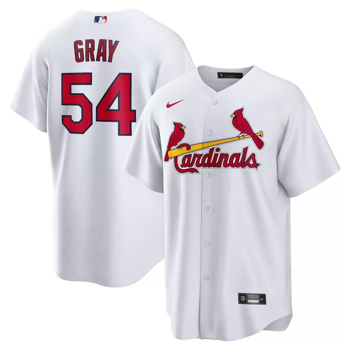 st louis cardinals sonny gray white home jersey