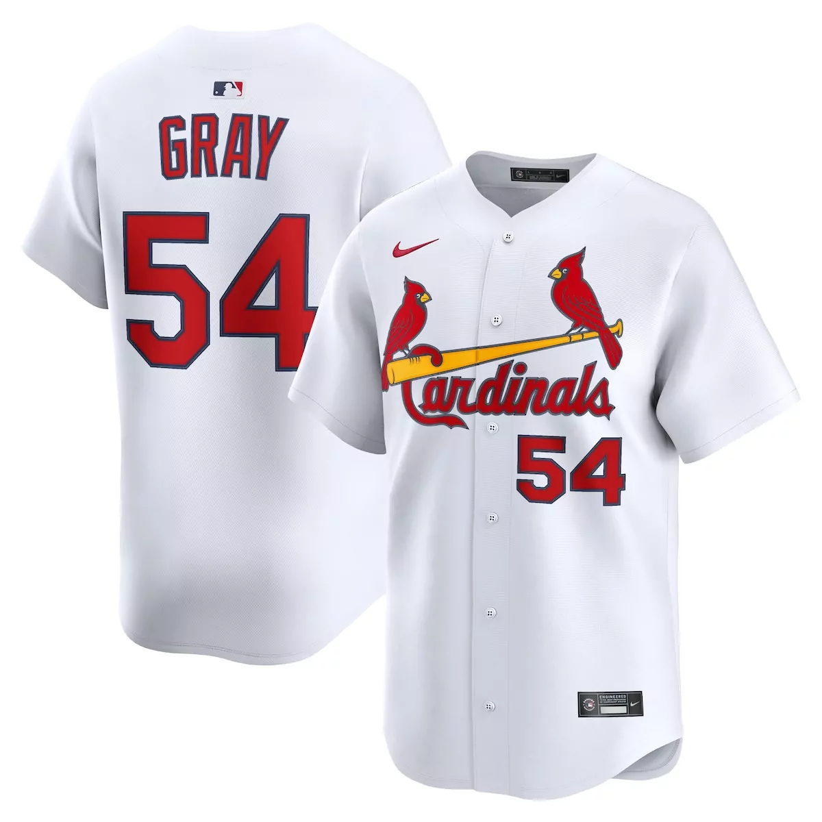 st louis cardinals sonny gray white home jersey