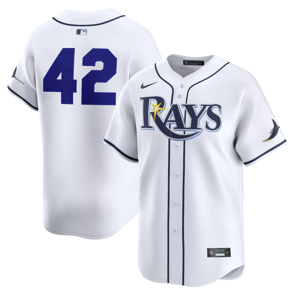 tampa bay rays white 1 mom home limited jersey