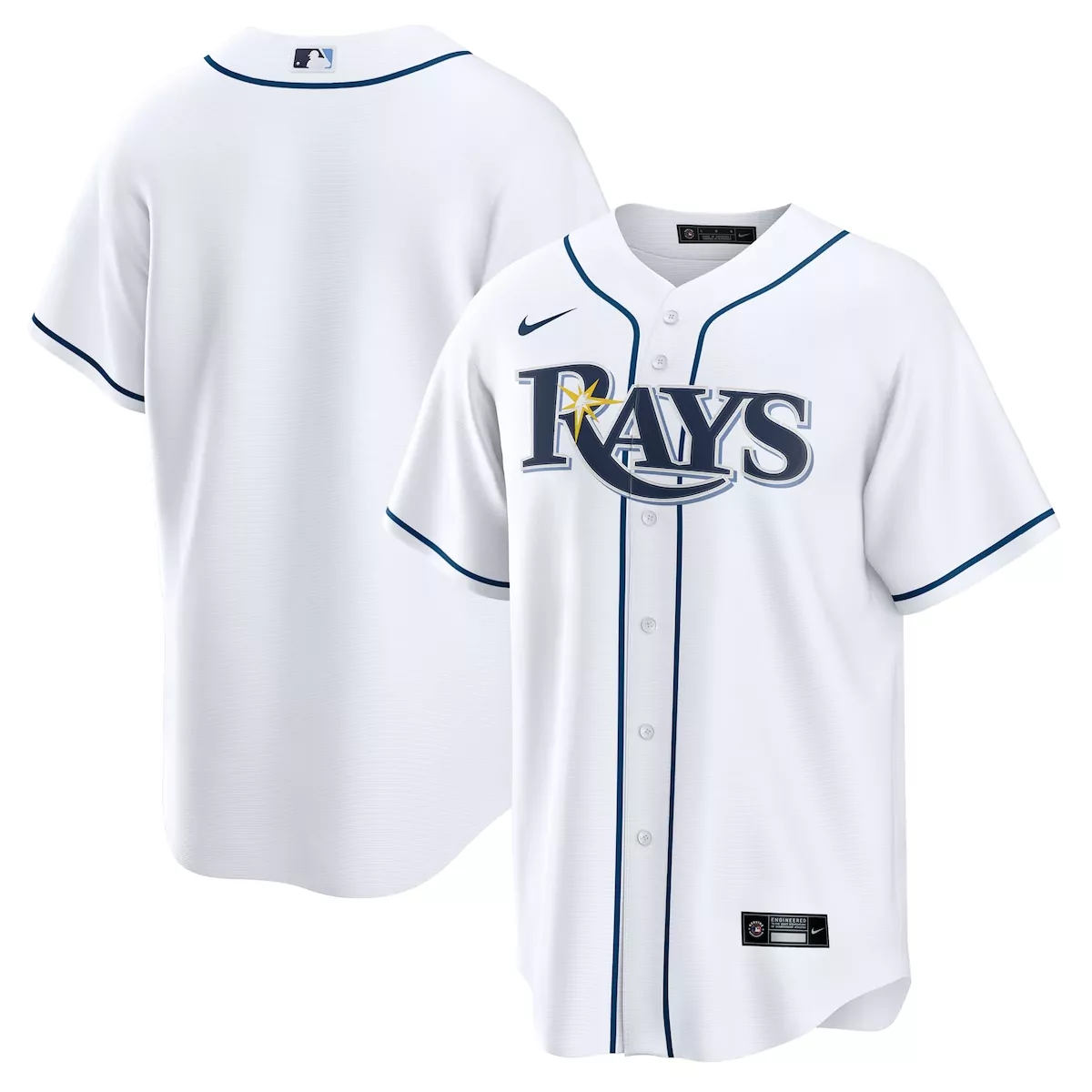 tampa bay rays white home jersey snr