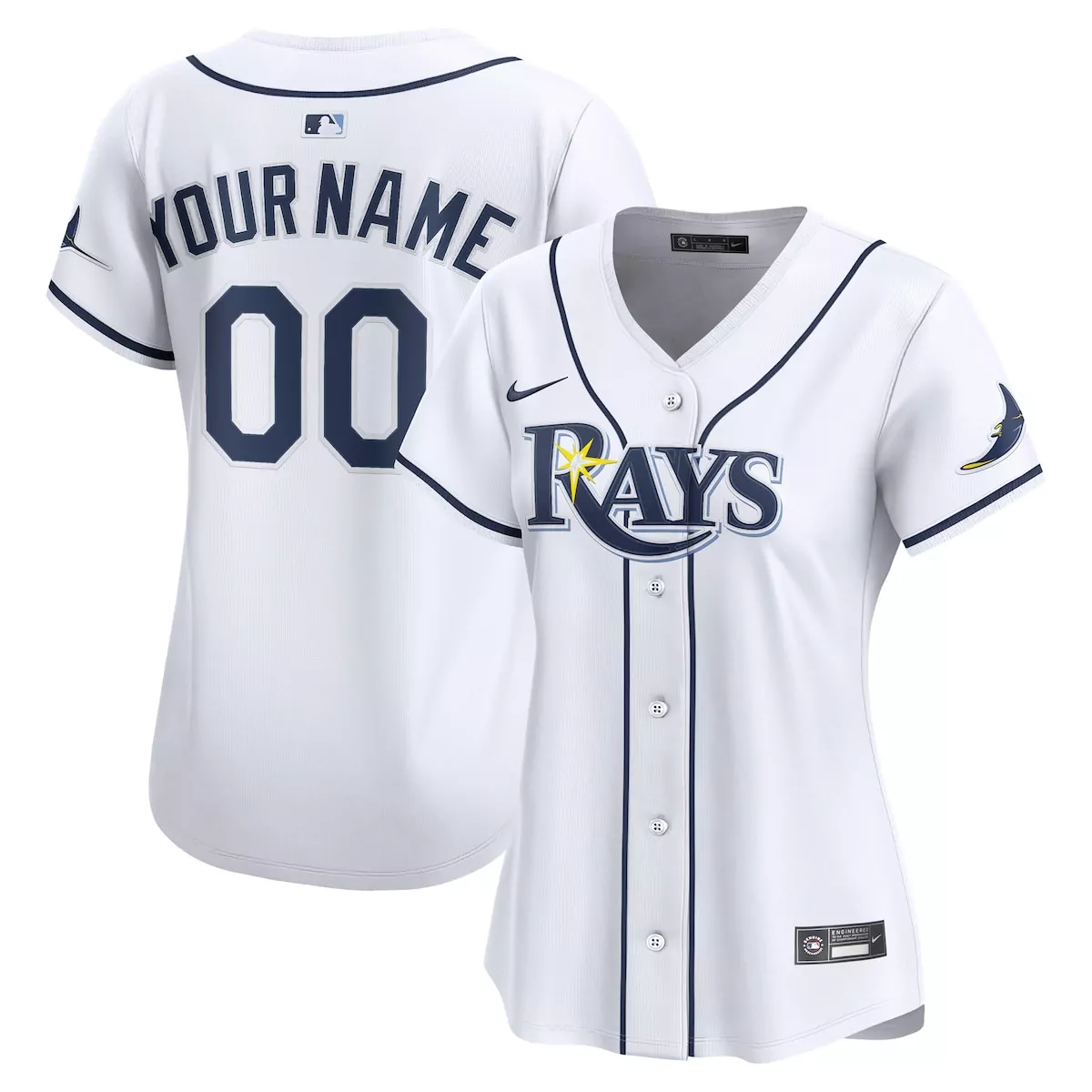 tampa bay rays white home jersey snr