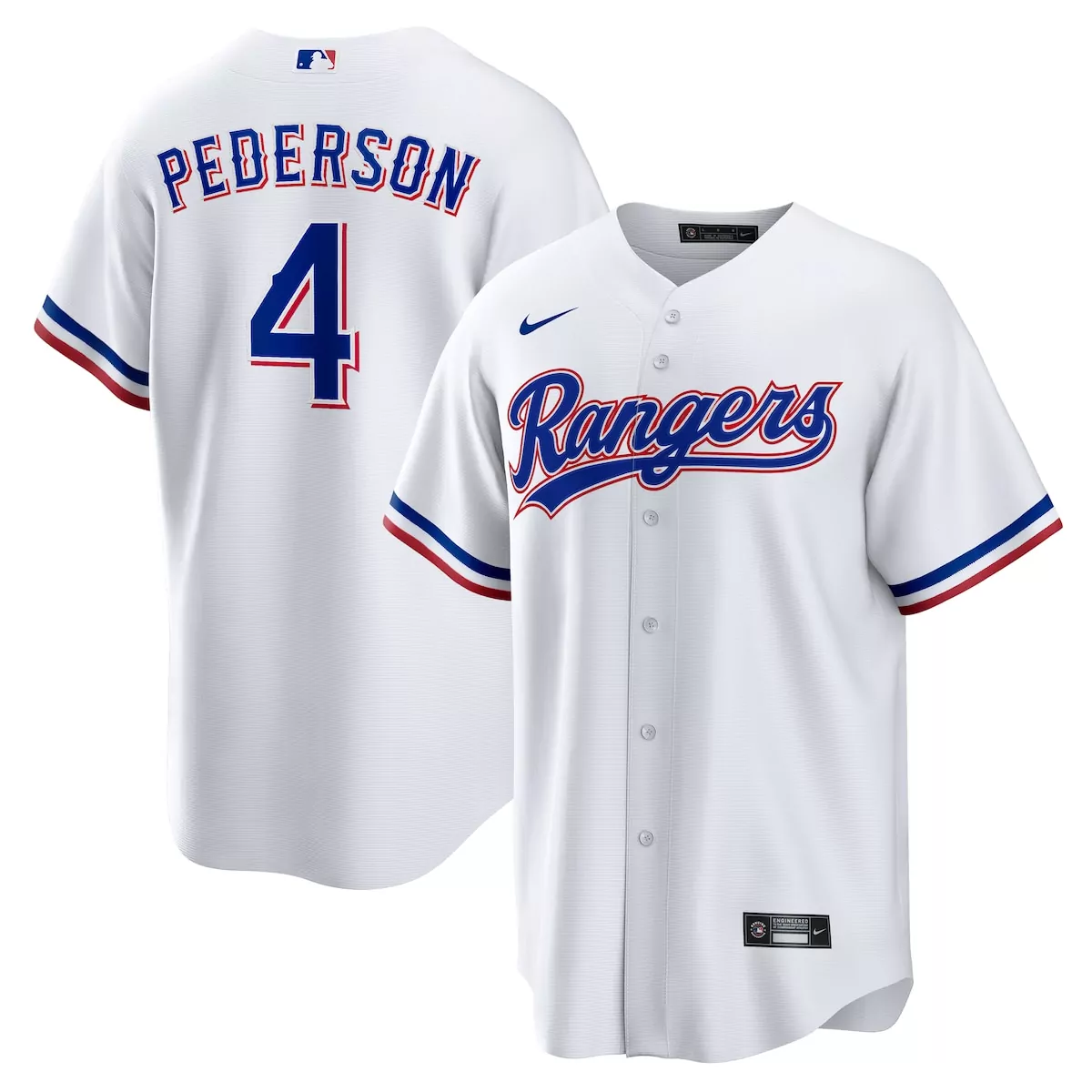 texas rangers joc pederson white home jersey yg4