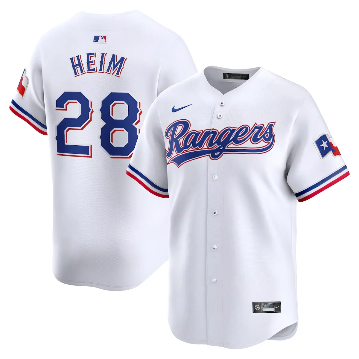 texas rangers jonah heim white home limited player jersey 8pm