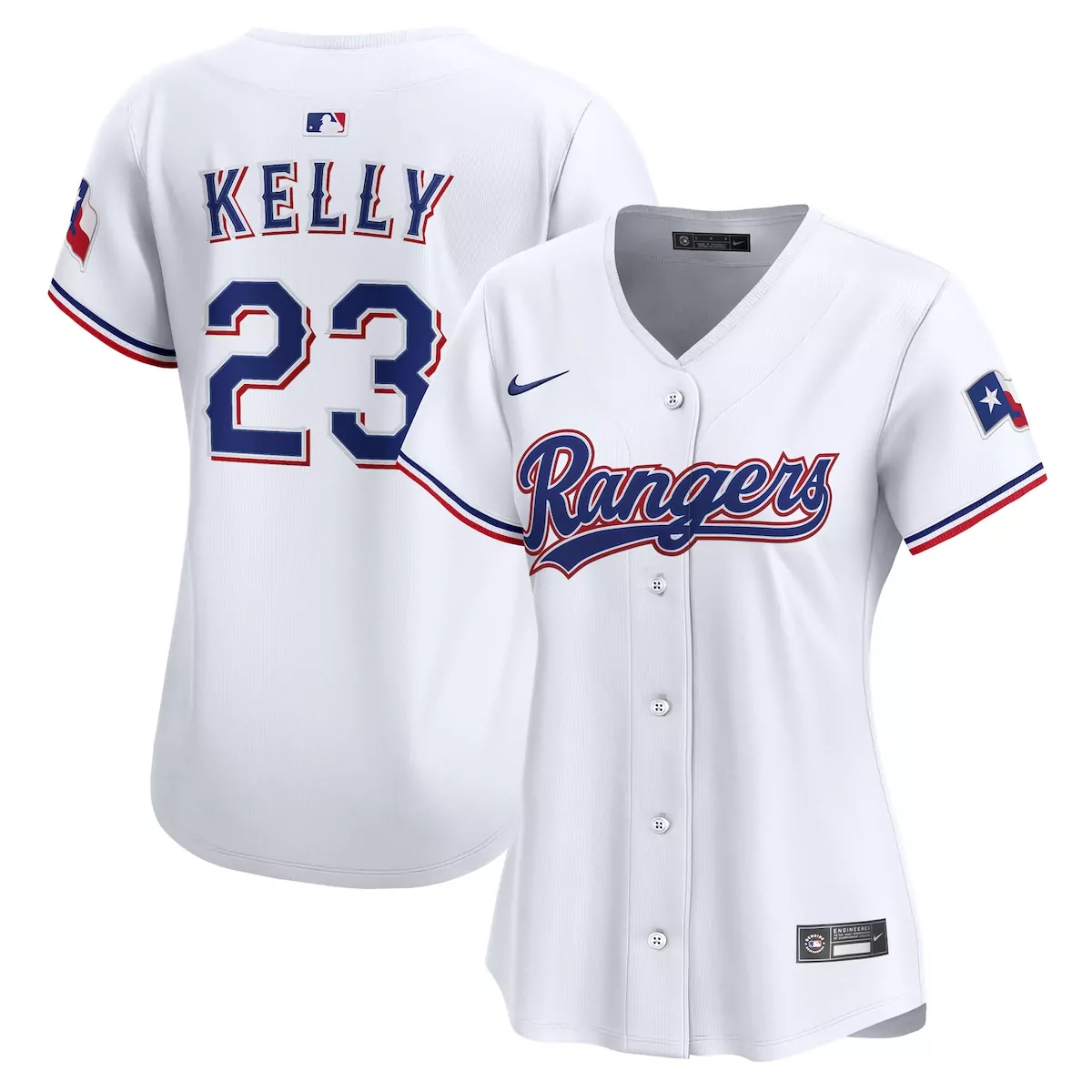 texas rangers merrill kelly white home limited player jersey amt