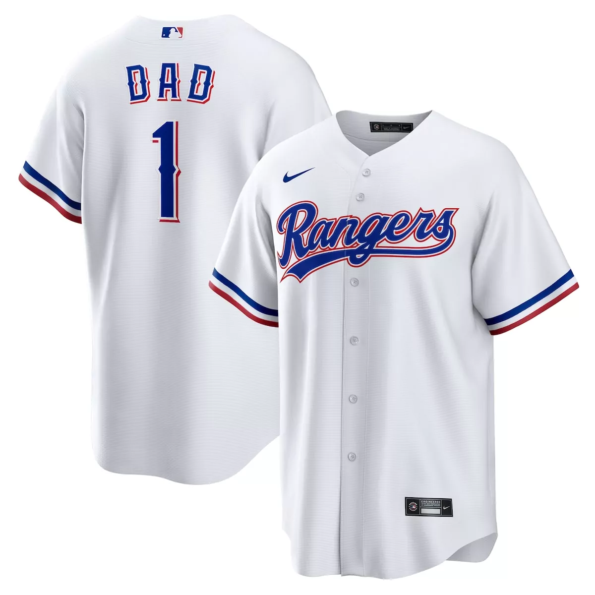 texas rangers white 1 bride home jersey