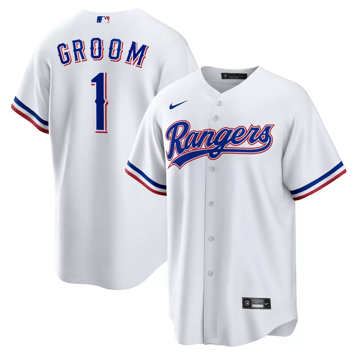 texas rangers white 1 bride home jersey