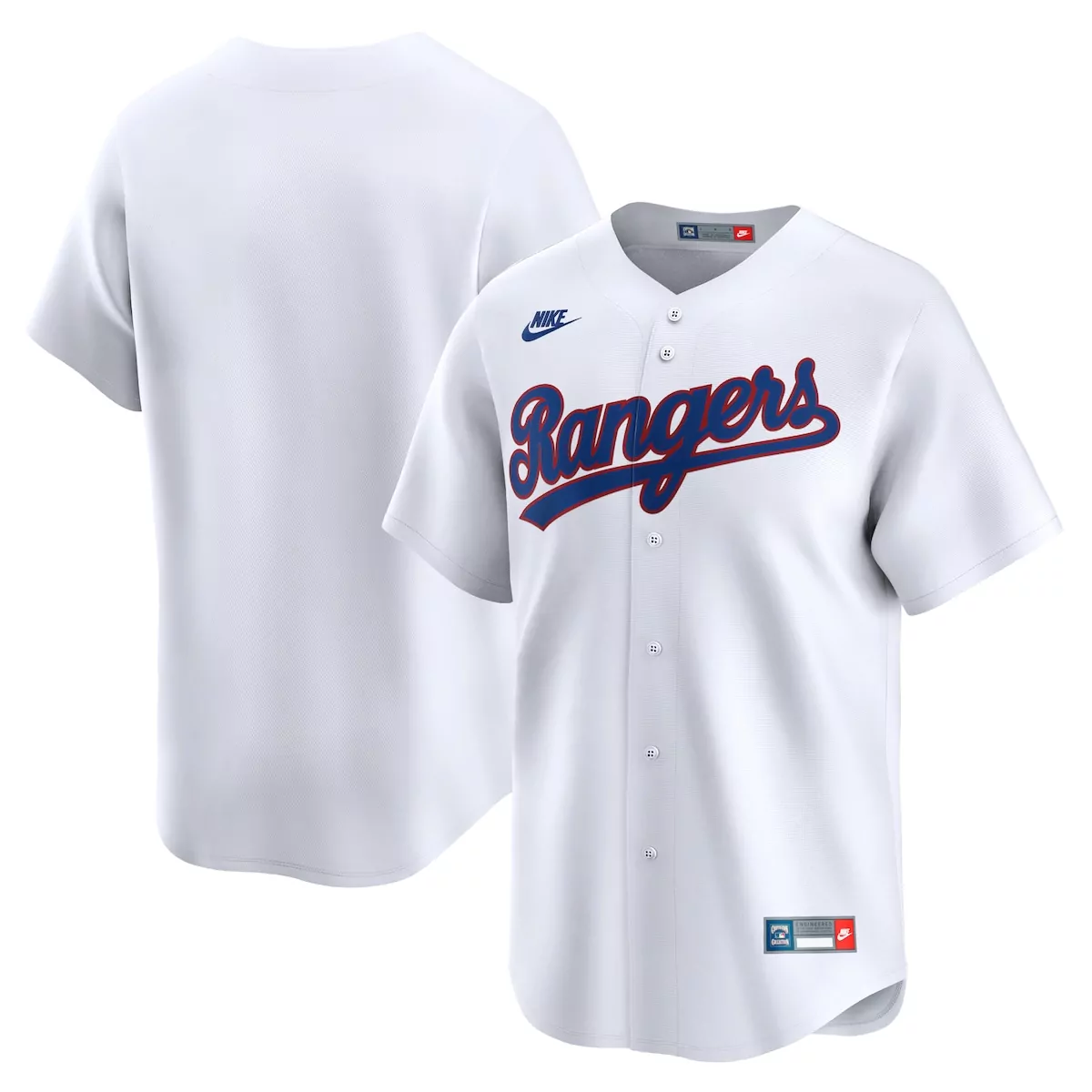 texas rangers white cooperstown collection limited jersey