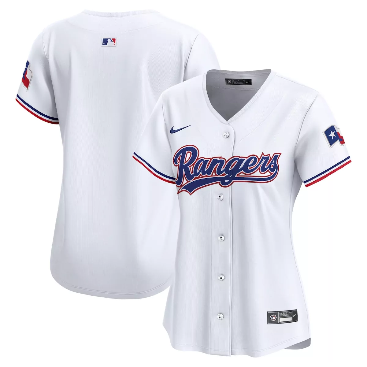 texas rangers white home jersey