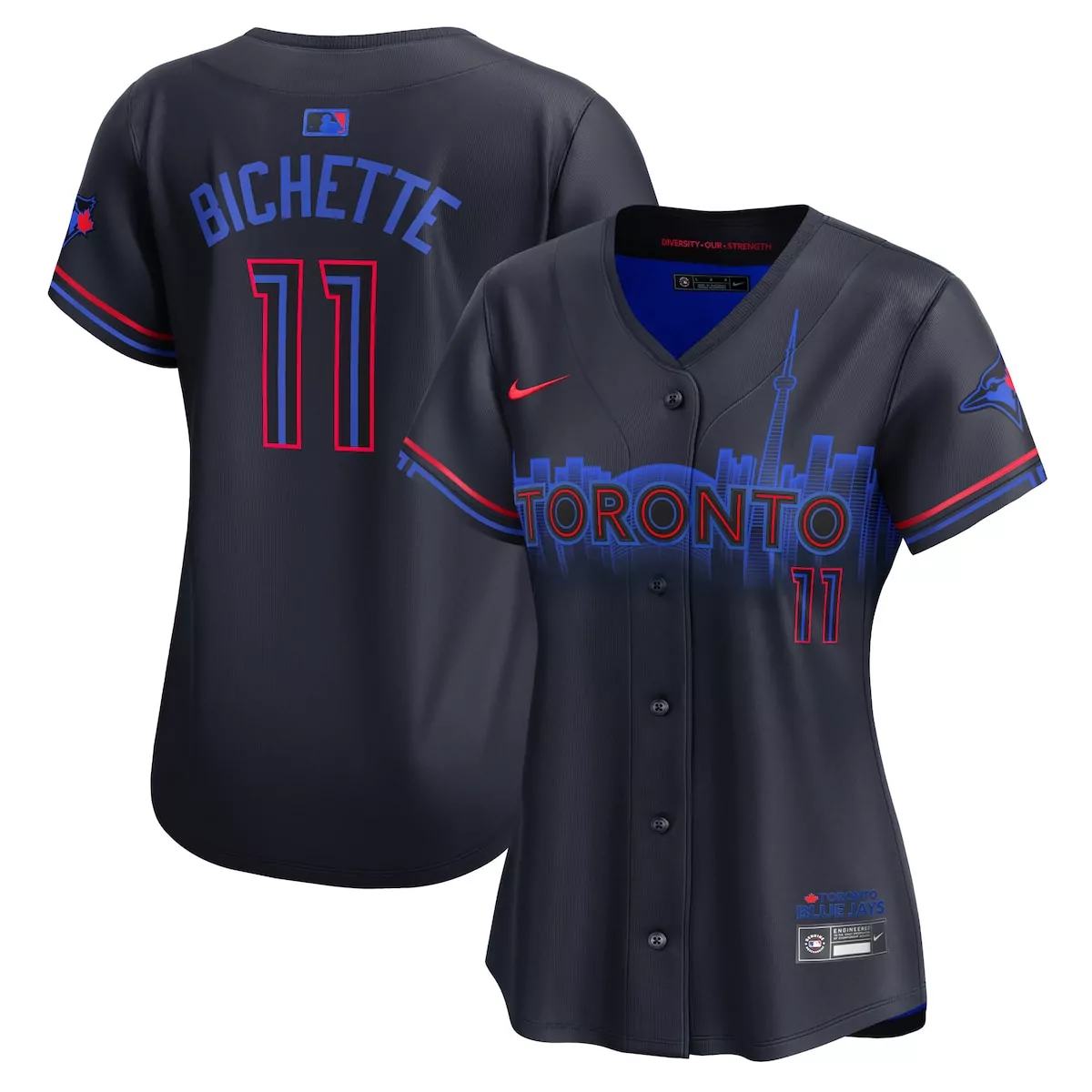 toronto blue jays bo bichette navy 2024 city connect limited player jersey 962