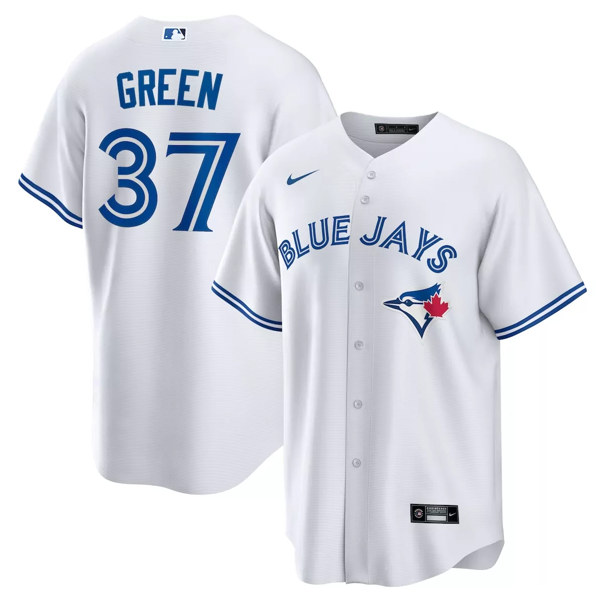 toronto blue jays chad green white home player jersey
