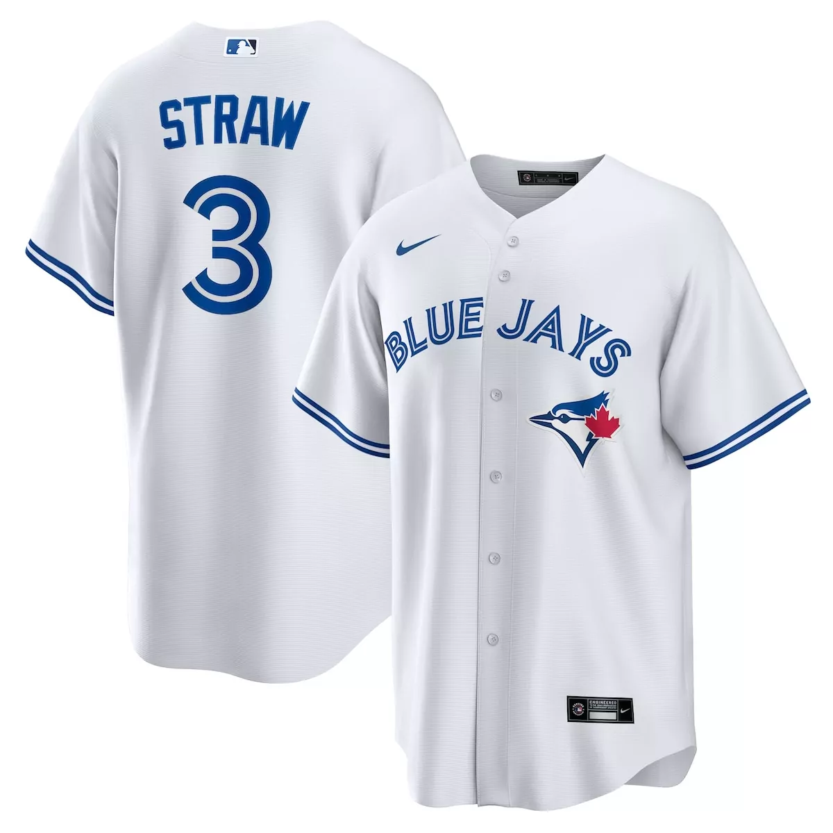 toronto blue jays myles straw white home jersey xbs